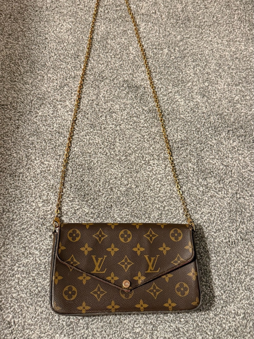 Louis Vuitton Brown Monogram Chain Crossbody - Picture 2 of 10